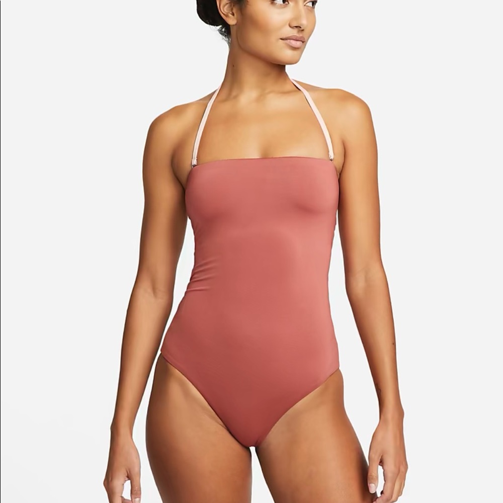 Women’s lace up Bandeau one piece